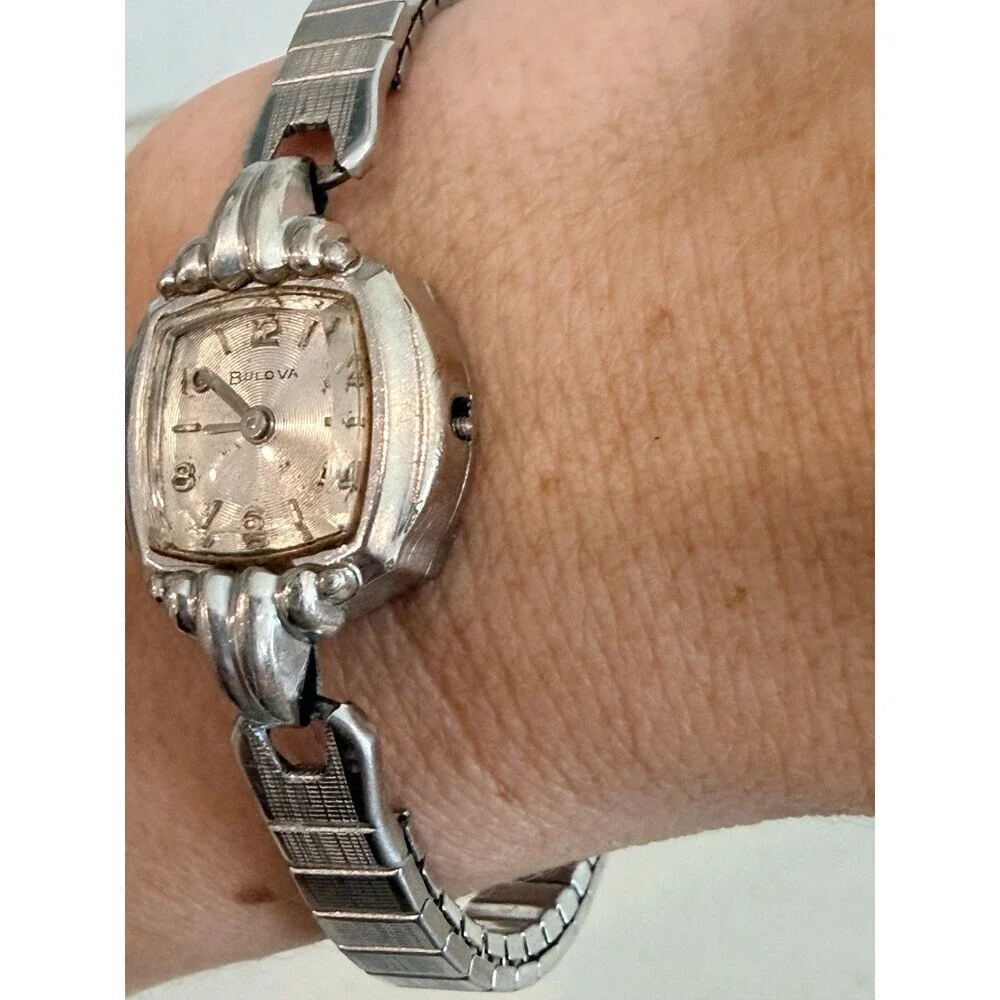 Bulova Analog Manual Women Rare 10k Gold Filled Hand-Wrapped Cocktail
